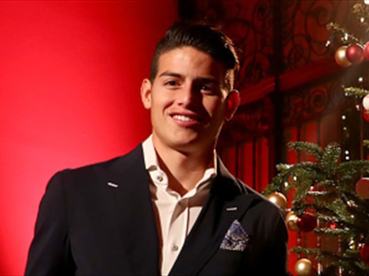 El emotivo saludo de Navidad de James Rodríguez con el Bayern Múnich