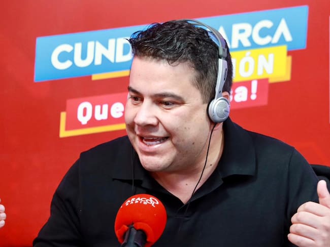 Nicolás García, gobernador de Cundinamarca. Crédito: Caracol Radio.