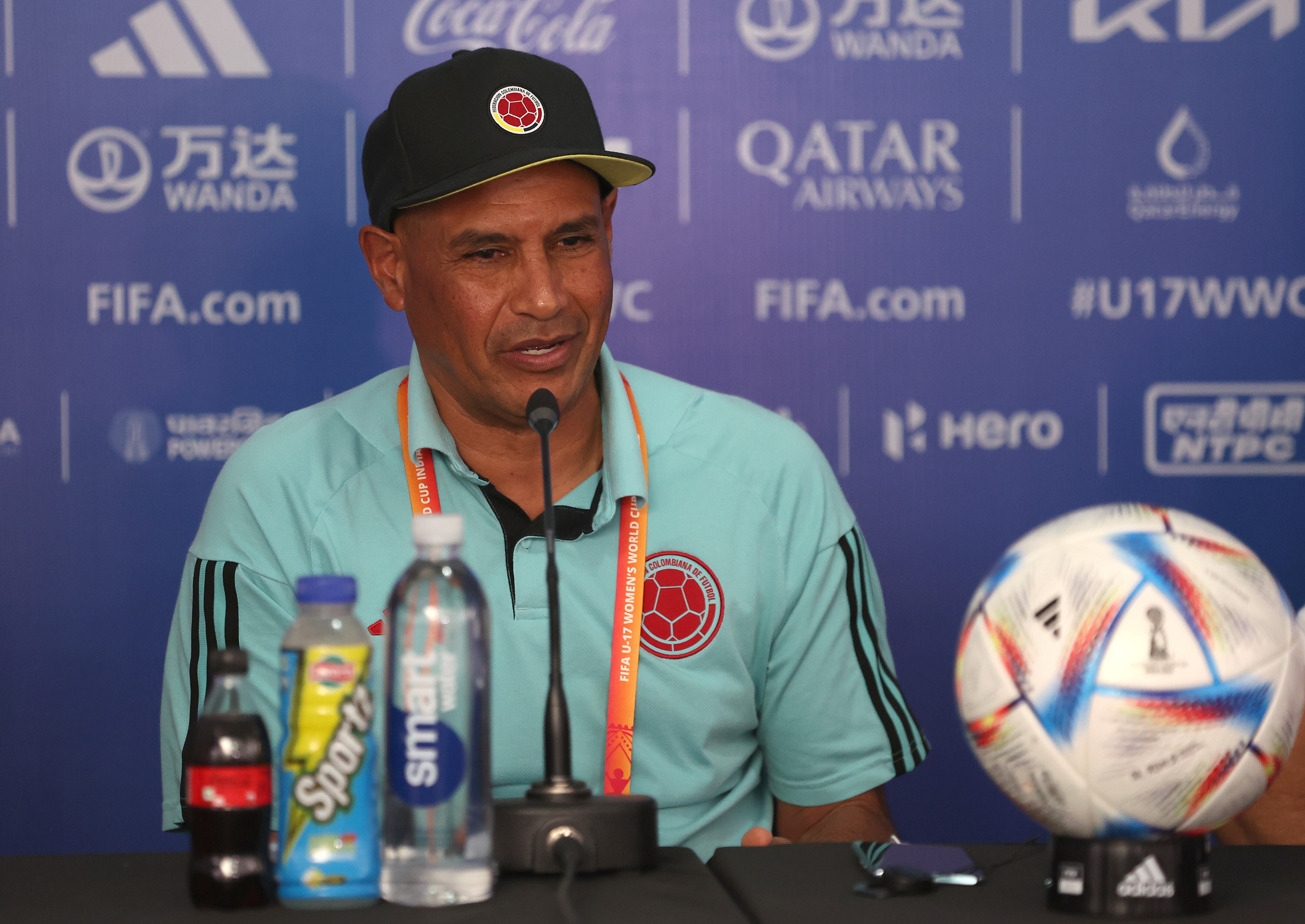 Carlos Paniagua, entrenador de la Selección Colombia femenina sub-17.
