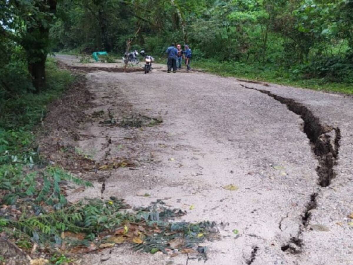 Nuevamente problemas en la vía Prado-Dolores