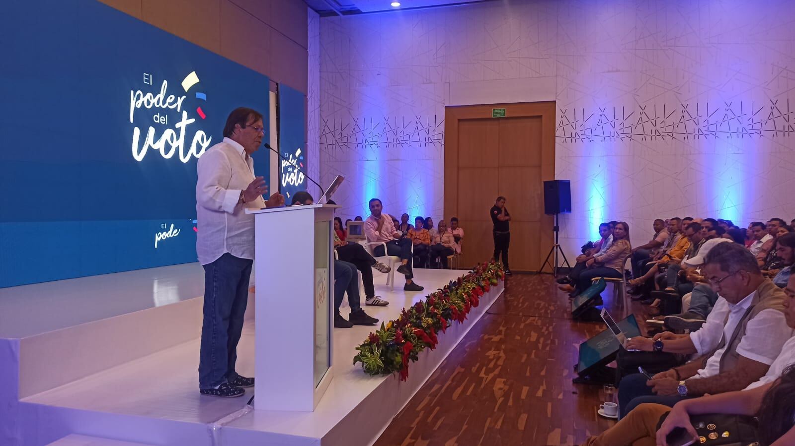 Magistrado César Lorduy durante jornada territorial de la Registraduría Nacional en Barranquilla./ Foto: Caracol Radio