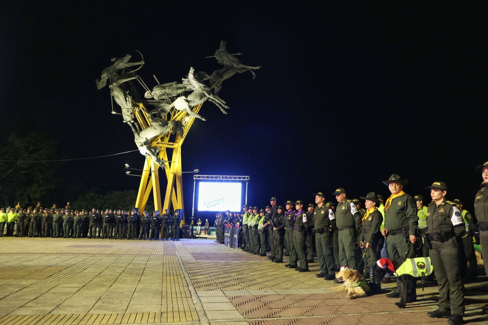 Temporada fin de año. Foto policía Neiva.