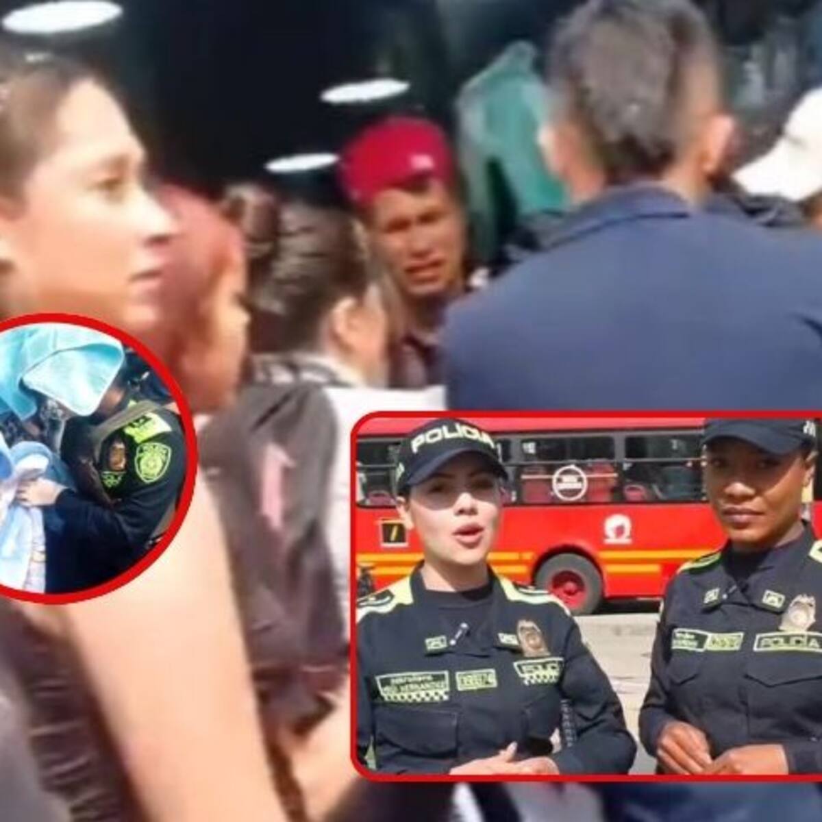 Mujer da a luz en centro comercial de San Victorino: patrulleras de Policía de Bogotá la asistieron