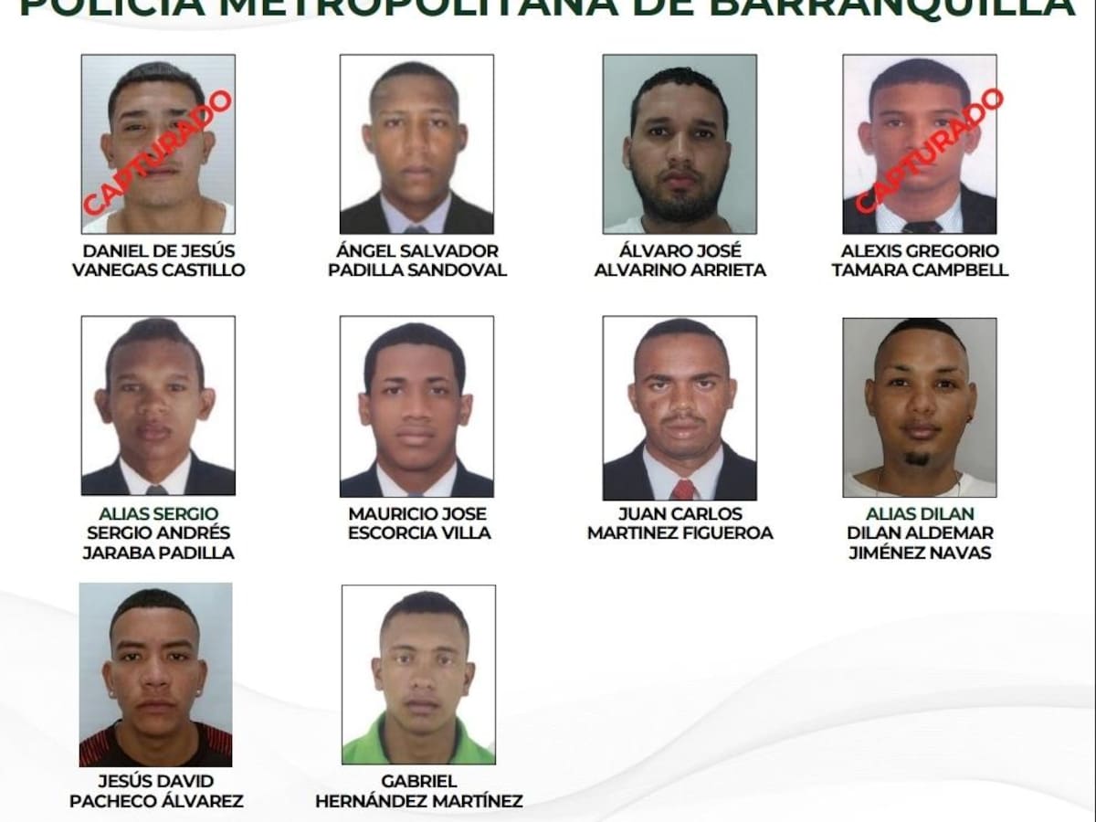 Ofrecen hasta $10 millones por información de los más buscados en Barranquilla