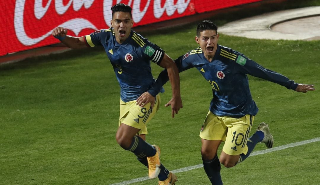Falcao García y James Rodríguez