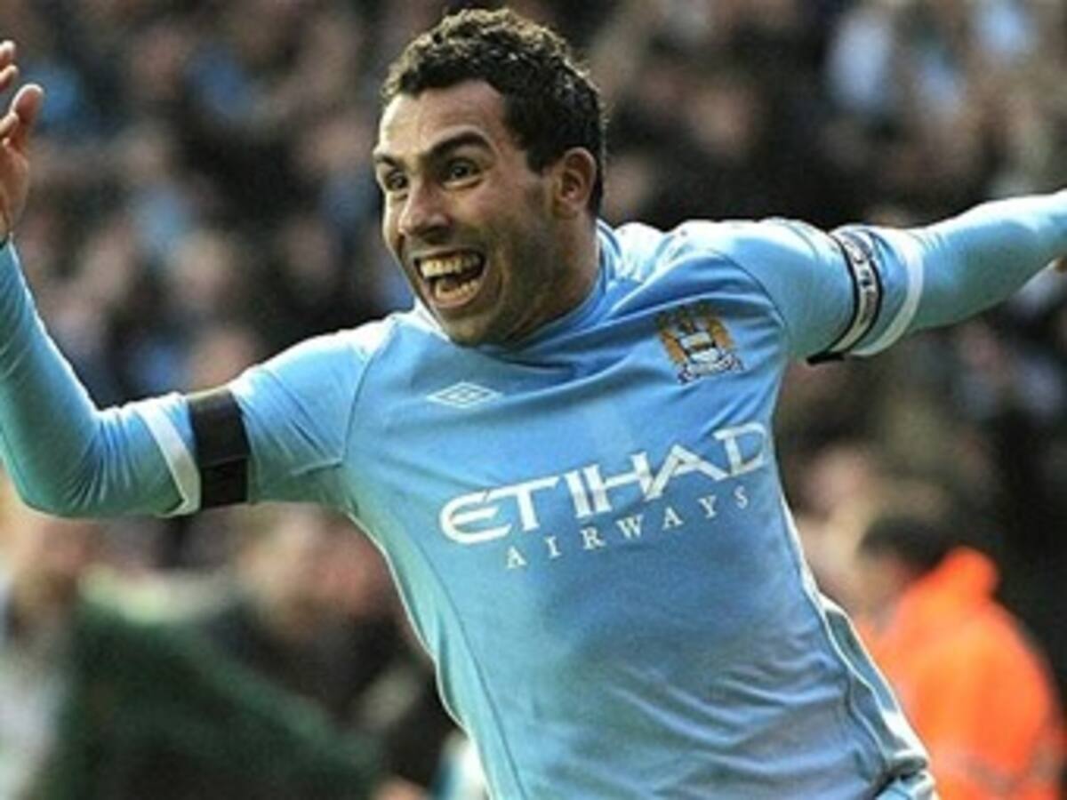 Tévez podría reaparecer con el Manchester City frente al Chelsea