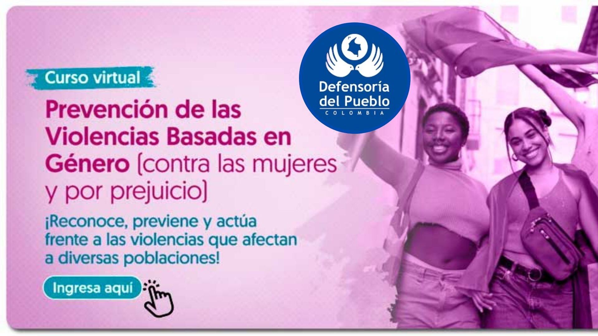 Oferta de cursos virtuales de la Defensoría del Pueblo