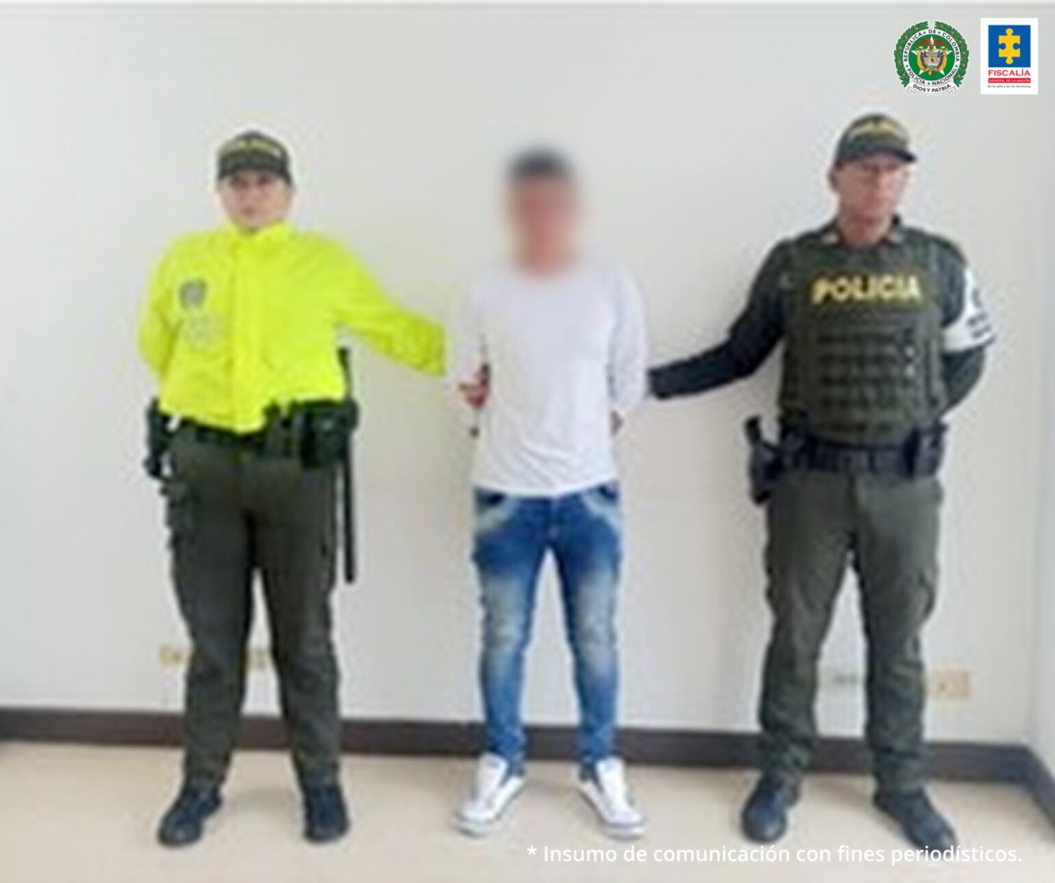 Profesor capturado- foto fiscalía