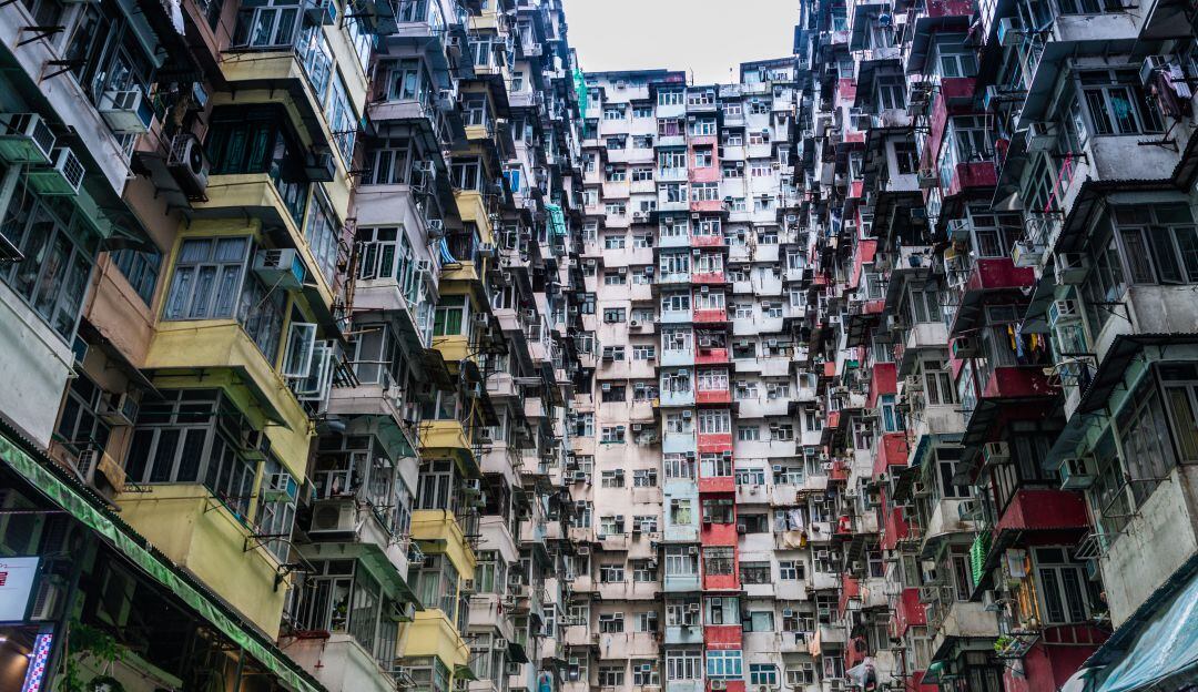Edificios Quarry Bay, Hong Kong. 