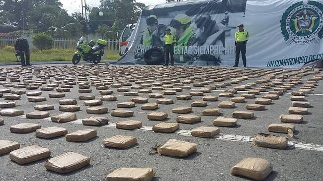 El material se iba a comercializar en e centro del país.