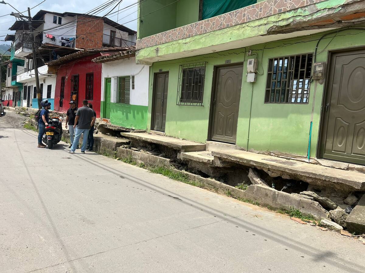 La alcaldía de Amagá ya ordenó la evacuación de unas 70 casas por falla geológica