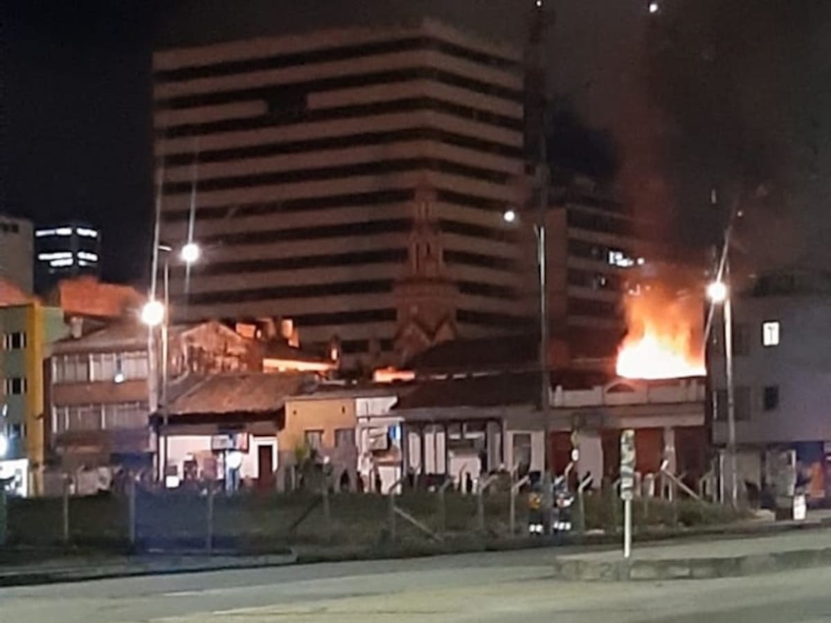 Al menos 50 familias afectadas por incendio en el centro de Bogotá