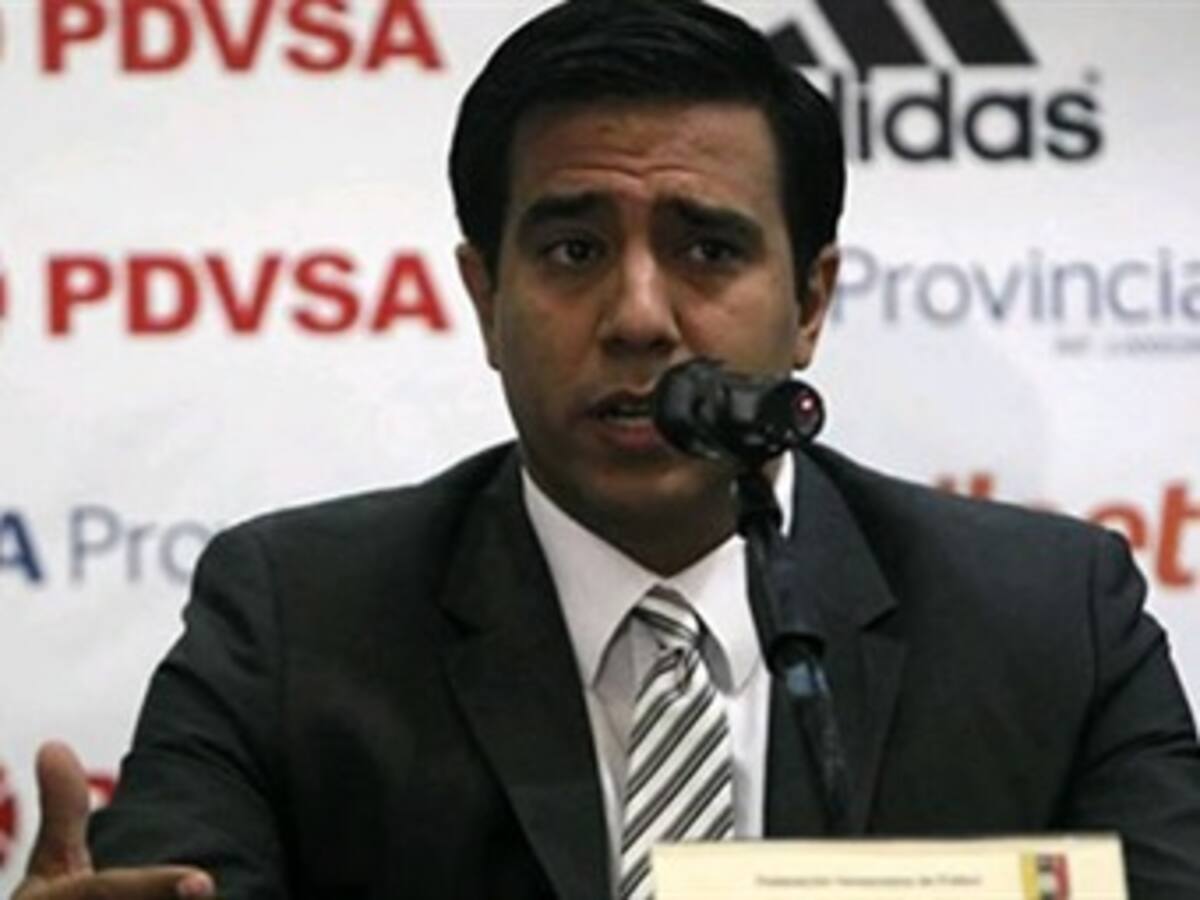 Presidente Federación Venezolana de Fútbol acepta renuncia de Farías