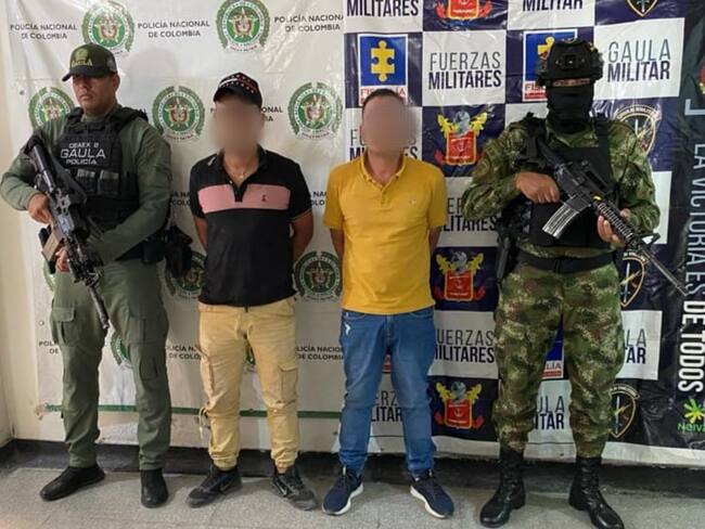 El operativo de captura se cumplió en el municipio de Pitalito, en el sur del Huila.