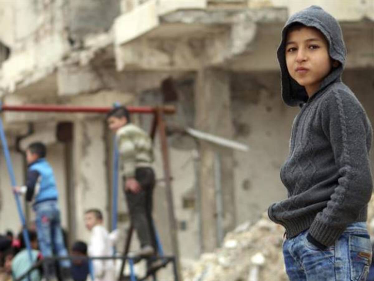 Huérfanos hacen un llamado mundial para detener el conflicto