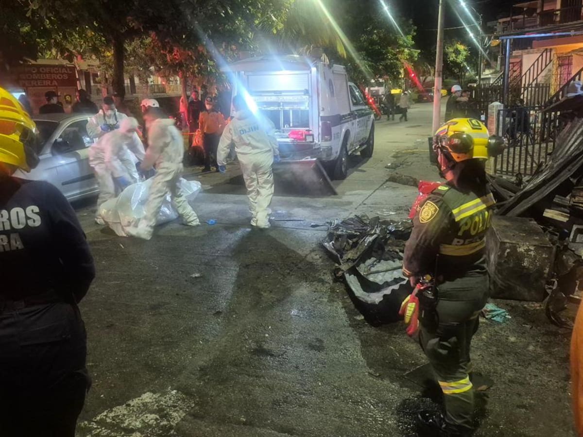 Adulta mayor perdió la vida en el incendio estructural del barrio La Alameda en Pereira