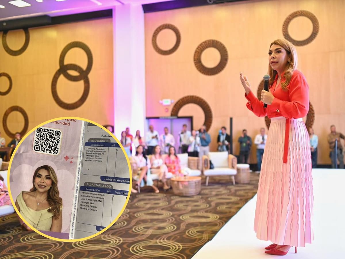 Primera dama de Pereira renuncia a ser gestora social tras polémica por fotos en recibos del agua