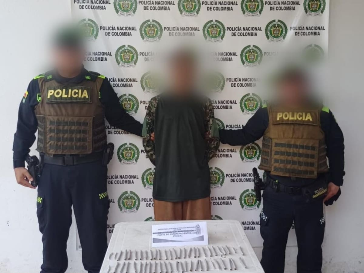 Cayó hombre de 35 años con marihuana en Magangué