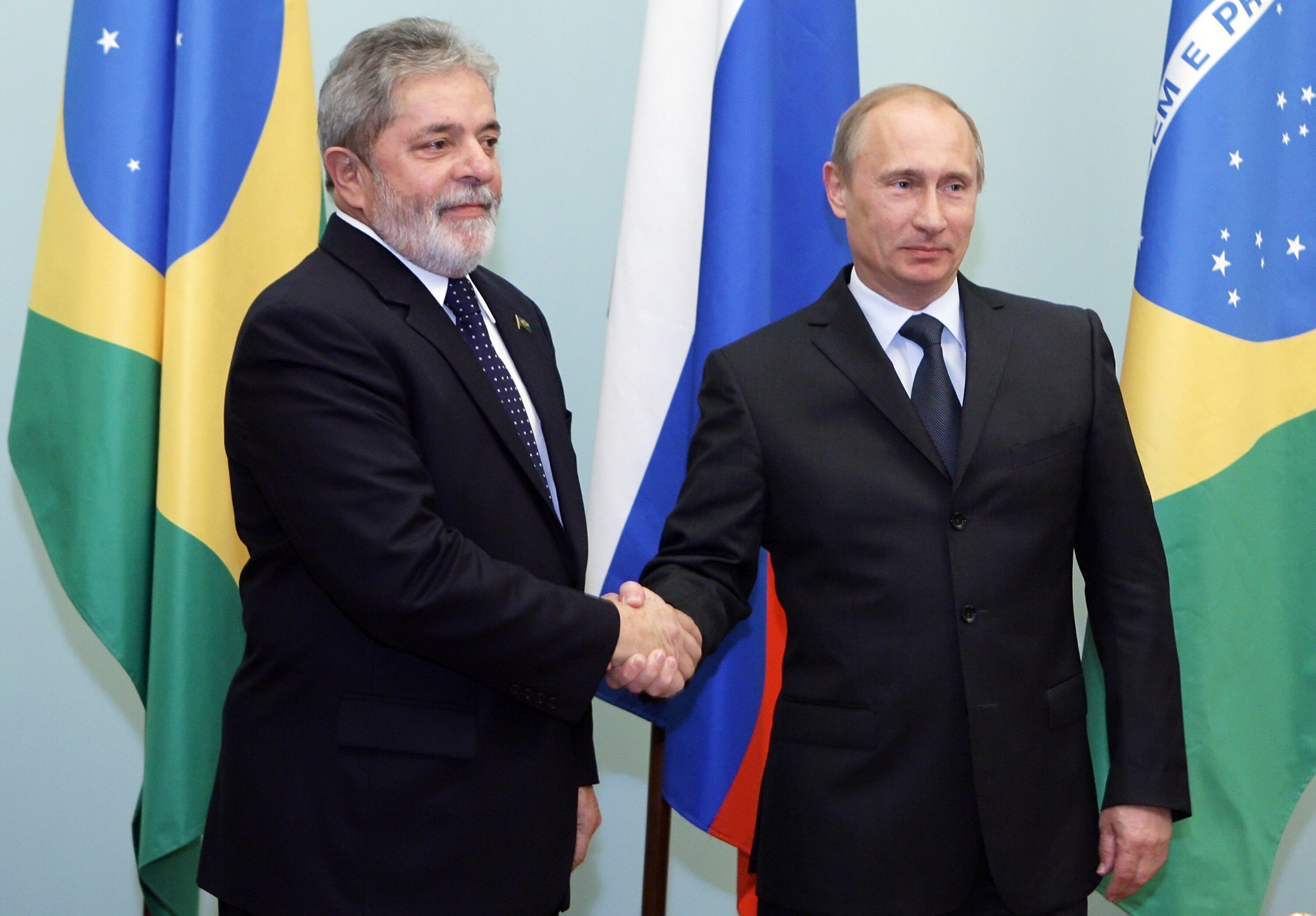 Último encuentro entre Luiz Inácio Lula da Silva y Vladimir Putin en 2010 / Foto: Getty Images