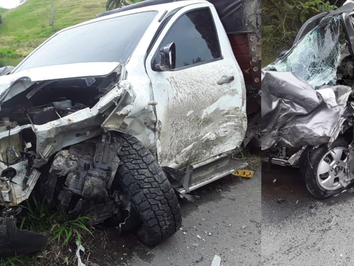Tres personas, oriundas de Supía, Caldas, fallecen en un accidente vial