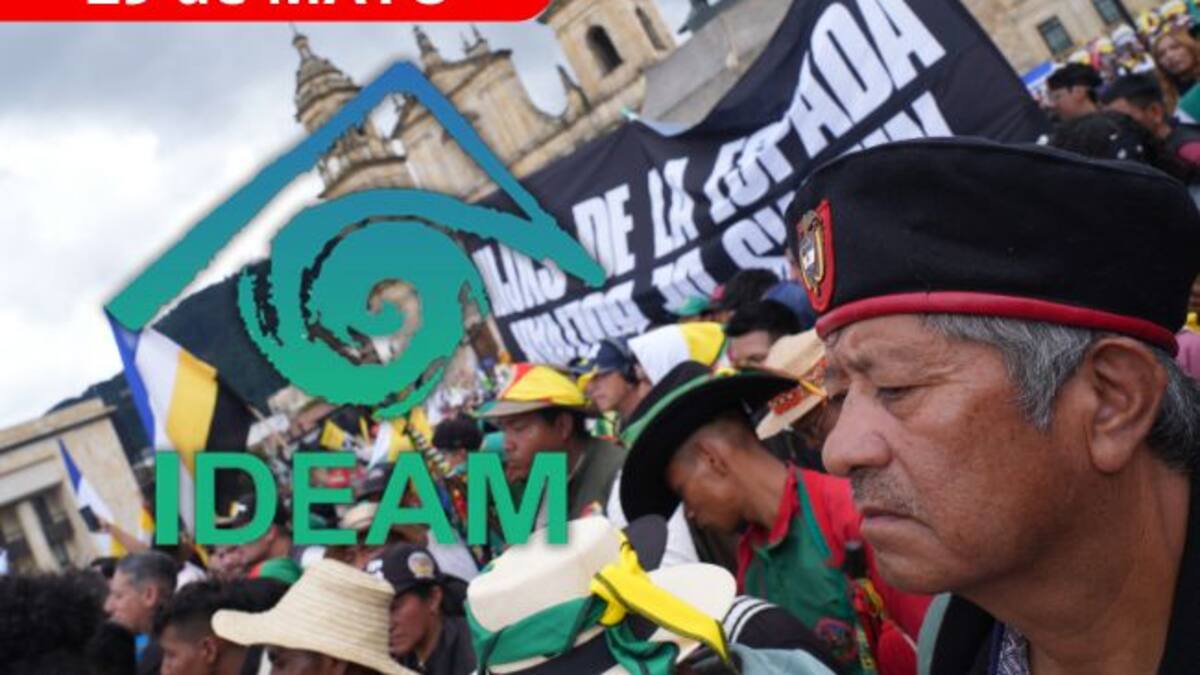 Clima hoy 29 de mayo: Esta es la alerta del clima para el segundo día de Paro Nacional en Colombia