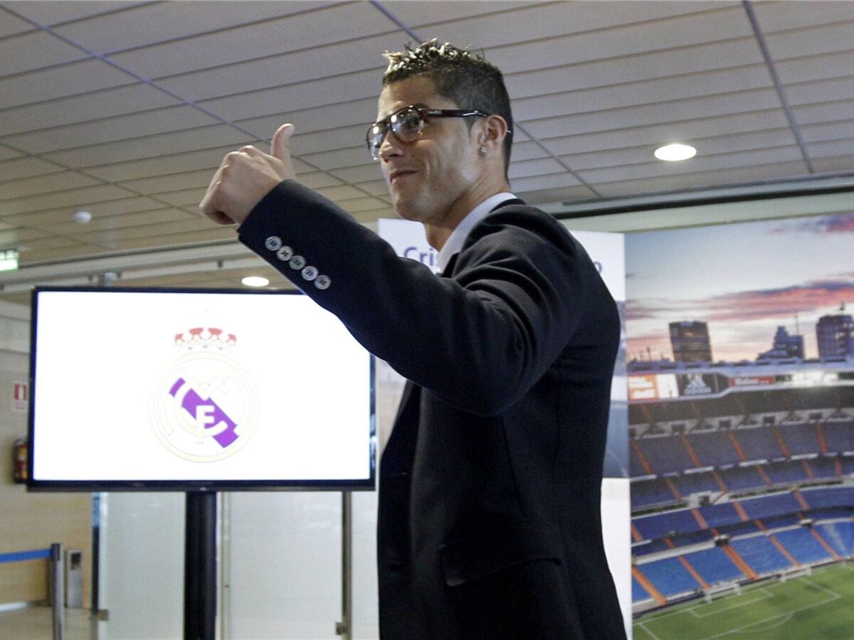 Cristiano Ronaldo celebró su renovación con Real Madrid