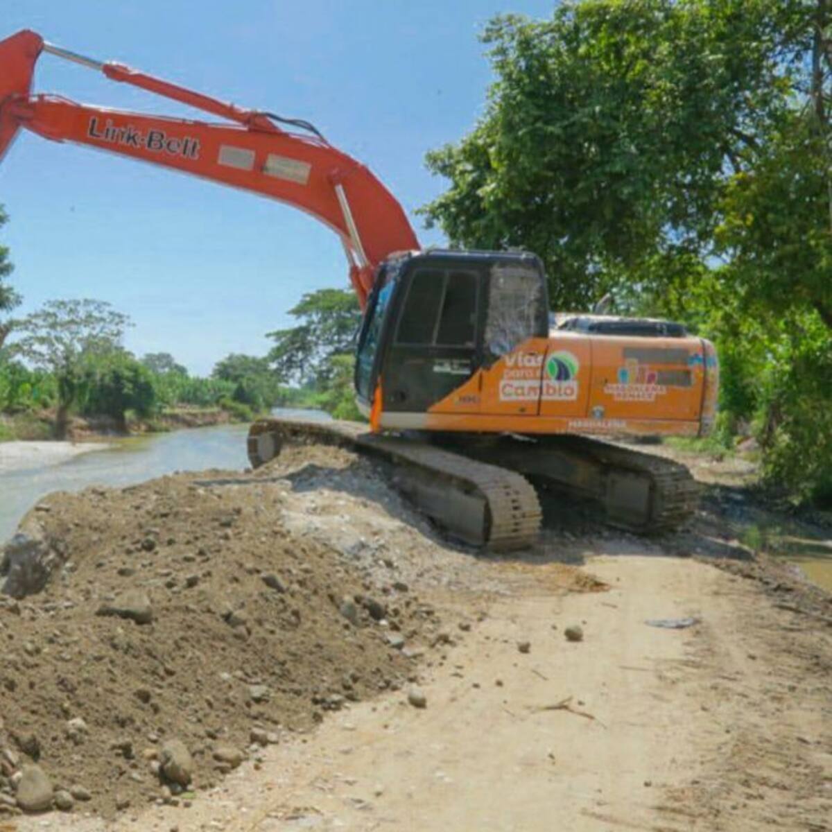 Así continúan los trabajos en la Zona Bananera para mitigar inundaciones