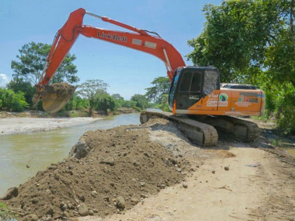 Así continúan los trabajos en la Zona Bananera para mitigar inundaciones