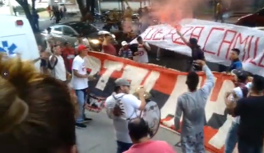 Violencia entre hinchas de los diferentes equipos del fútbol