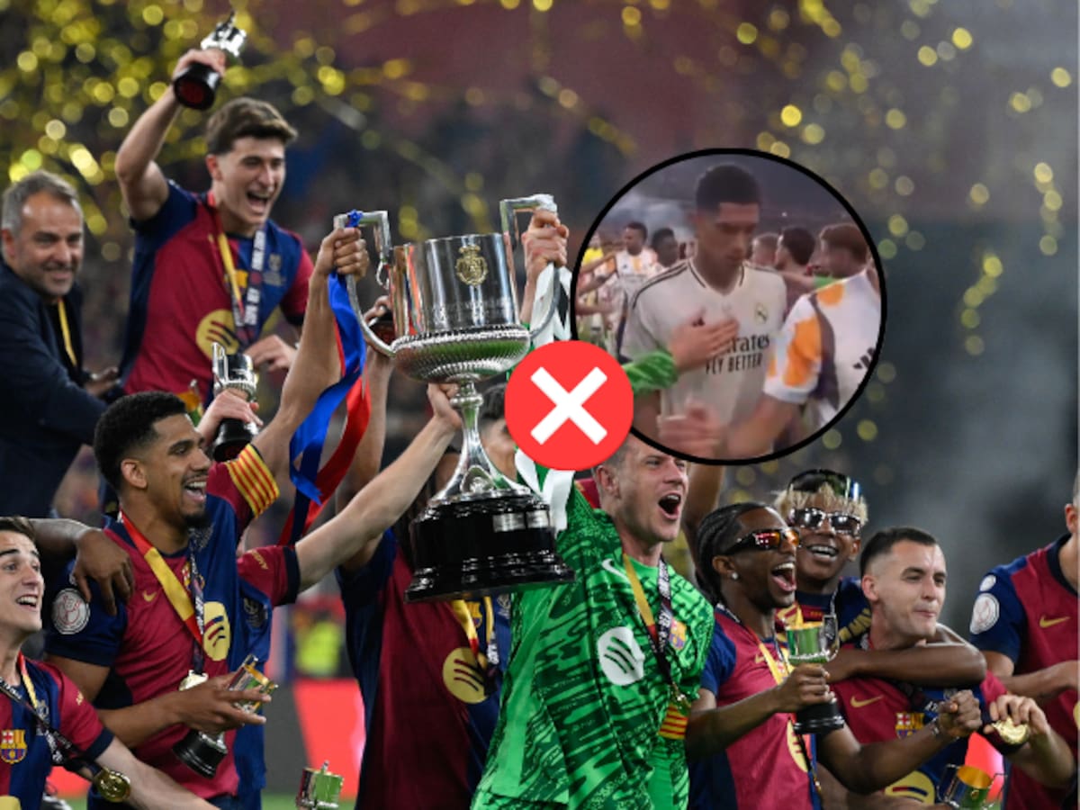 Barcelona le gana la Copa del Rey al Real Madrid: polémico gesto de Jude Bellingham, ¿mal perdedor?