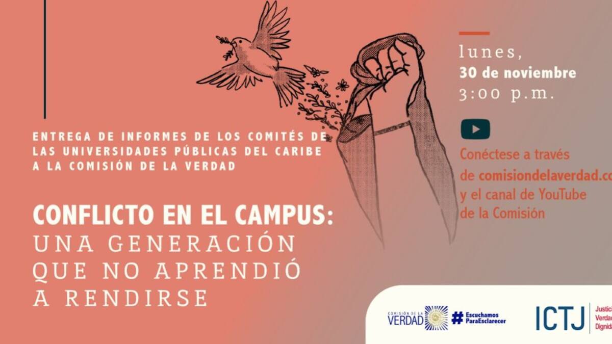 'Conflicto en el Campus' llega a la Comisión de la Verdad