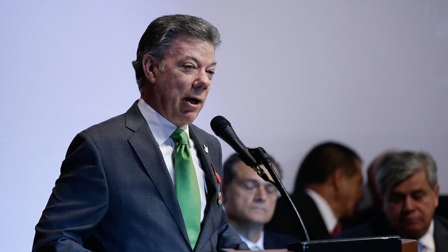 Juan Manuel Santos dice que espera que sigan bajando las tasas de interés. Foto: Colprensa