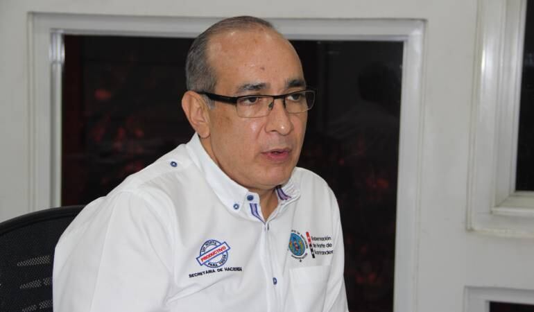 Martín Alfonso Martínez Valero secretario de hacienda del departamento 