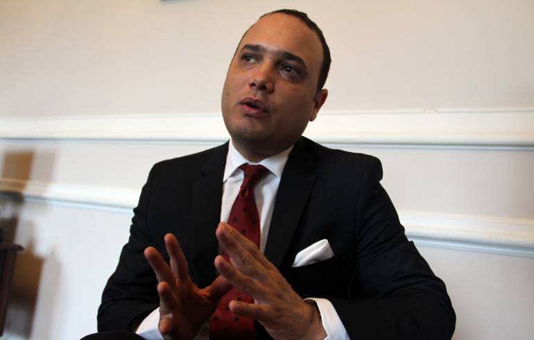 Presidente de la Cámara de Representantes, Alfredo Deluque.