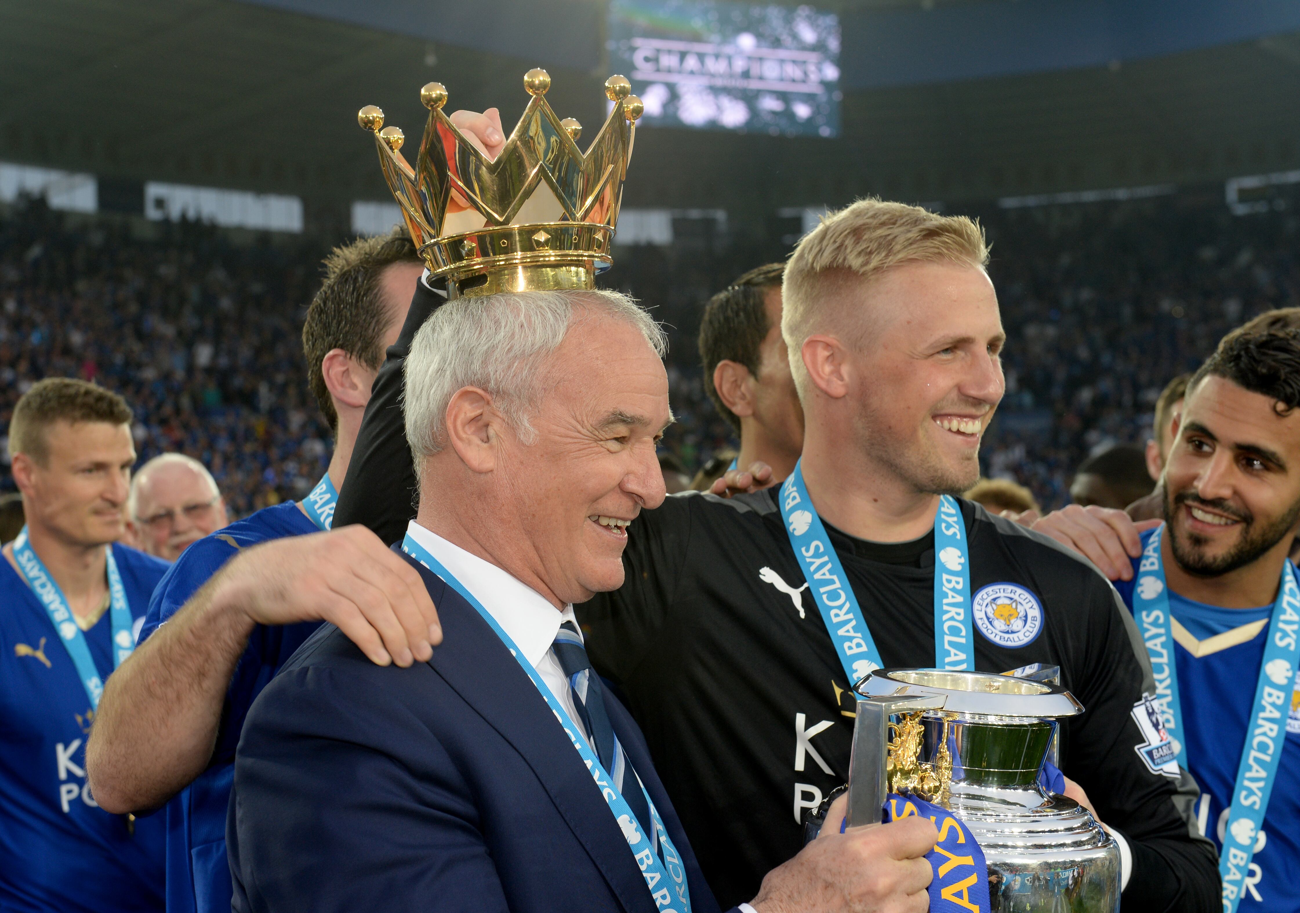 Leicester City celebrando la Premier League. Foto: Getty Images.