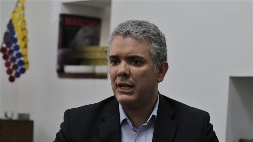 El candidato presidencial, Iván Duque. Foto: Colprensa