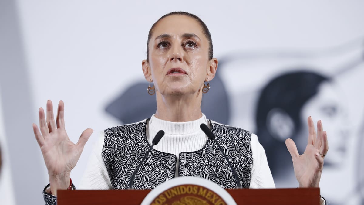 Sheinbaum: que Estados Unidos bombardee México “no está sobre la mesa, ni la silla, ni el piso”