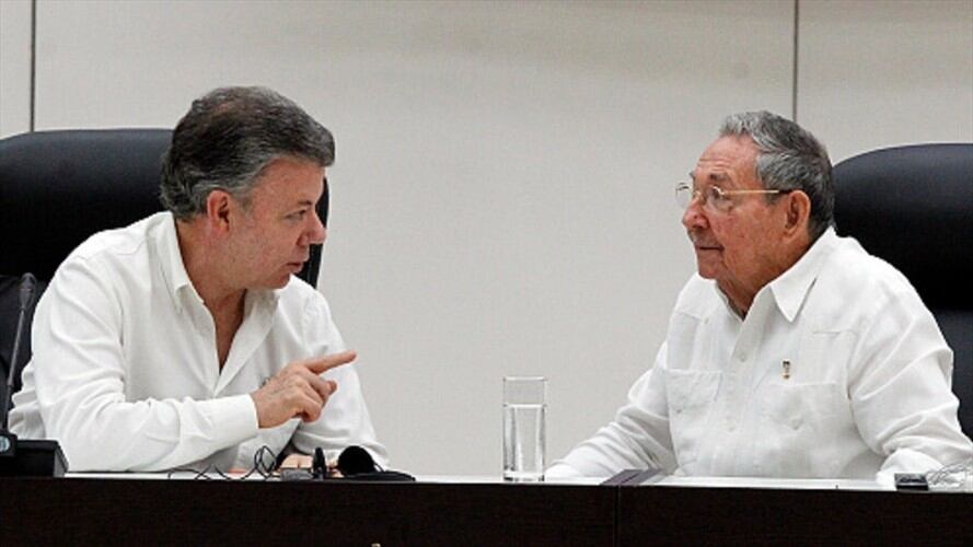 Santos se reunirá con su colega Raúl Castro durante corta visita a Cuba. Foto: Getty Images