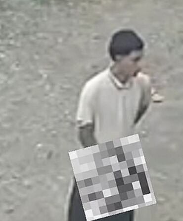 Hombre quedó grabado realizando actos obscenos en La Tebaida, Quindío. Foto: Cortesía Video cámaras de seguridad/ NotiTebaida
