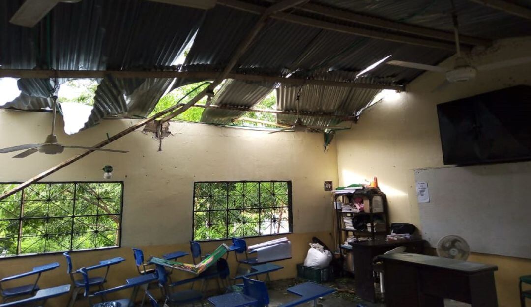 Vendaval en el sur de Bolívar