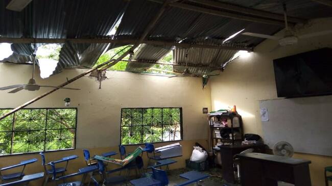 Vendaval en el sur de Bolívar