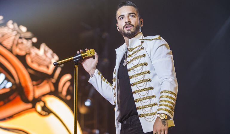 Maluma en concierto.
