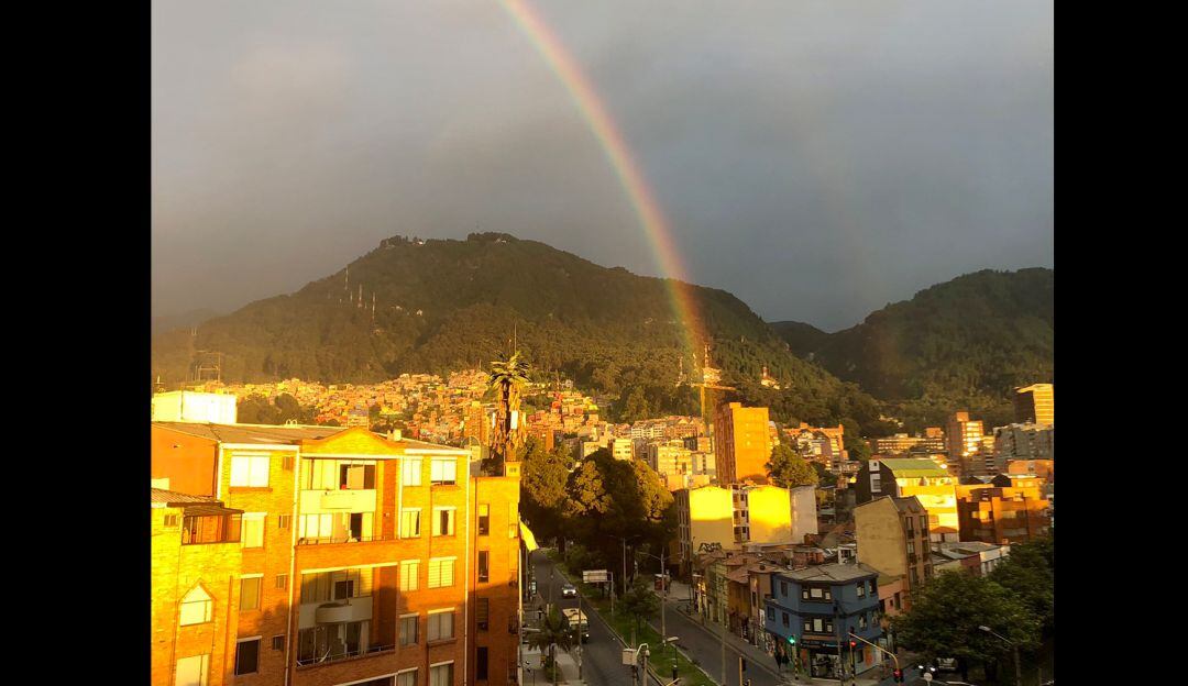 Arcoiris el 01 de febrero en Bogotá