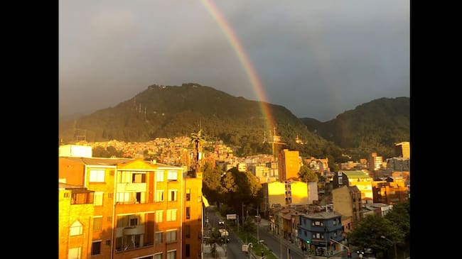 Arcoiris el 01 de febrero en Bogotá