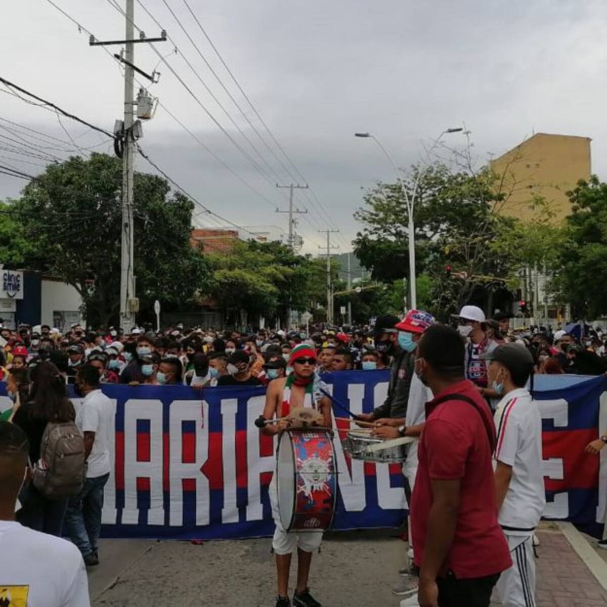 Garra Samaria Norte protesta con altura en Santa Marta