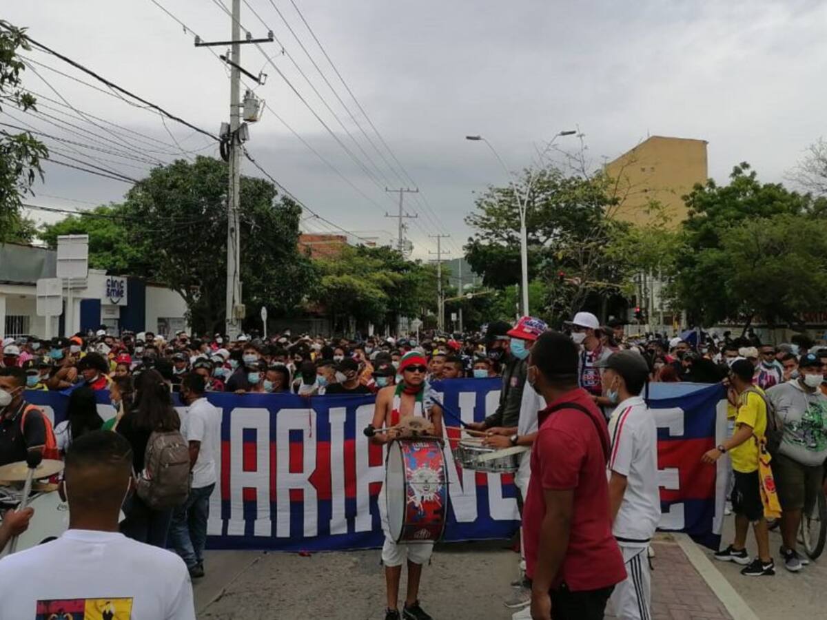 Garra Samaria Norte protesta con altura en Santa Marta