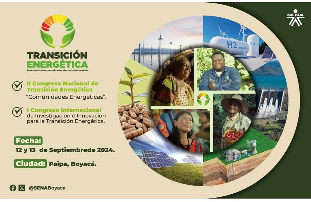 Expertos nacionales e internacionales se reunirán en Paipa para discutir el futuro de las energías sostenibles y el rol de las comunidades en la transición energética.