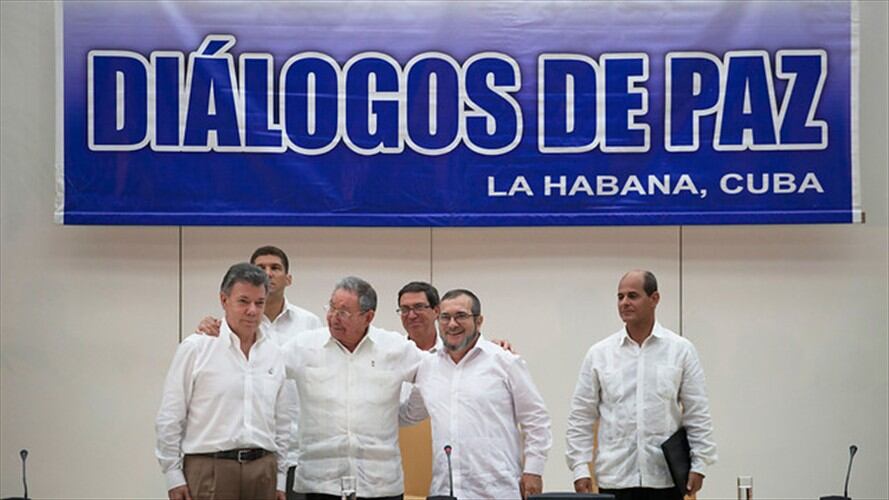Diálogos de paz. Foto: Colprensa