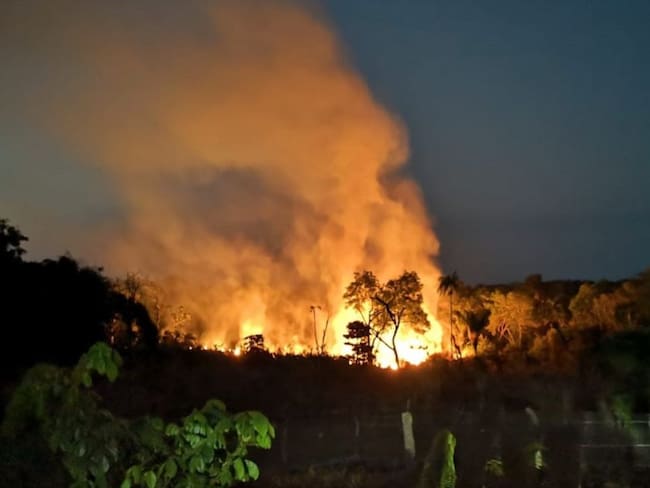 Aumentan incendios forestales en zonas de protección ambiental en Guaviare