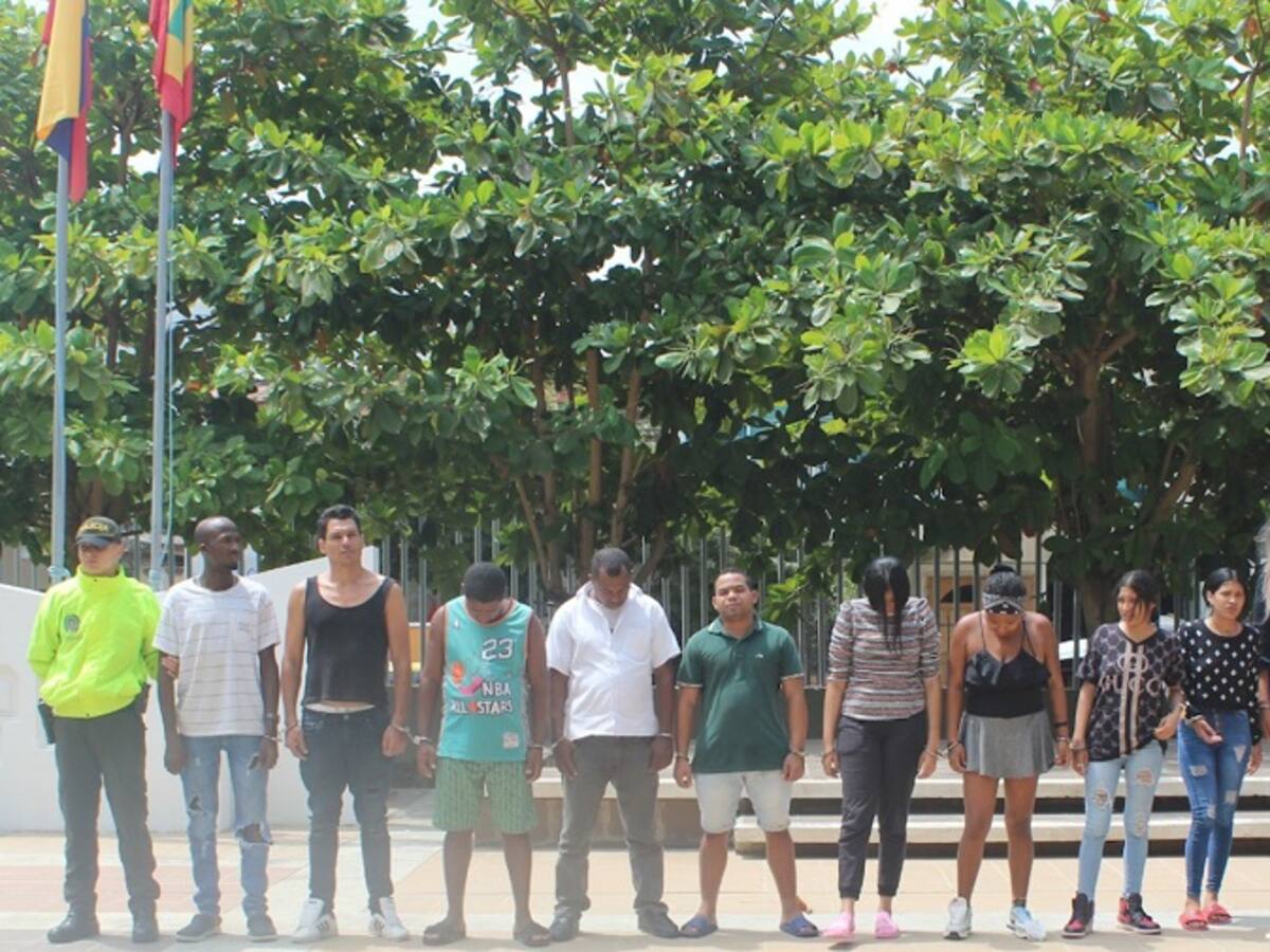 A la cárcel ‘Maura Llega’ y 11 presuntos integrantes de red dedicada a trata de personas